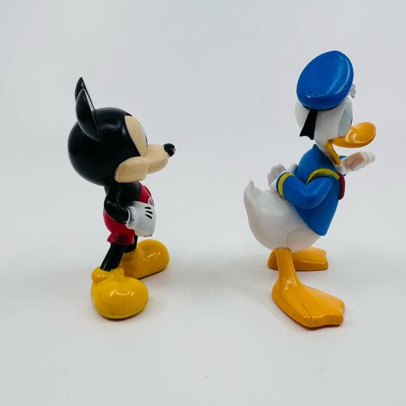 Disney Characters Plastic Mickey Mouse Donald Duck 2.5" Kids Toy Play Figurines - Picture 3 of 6